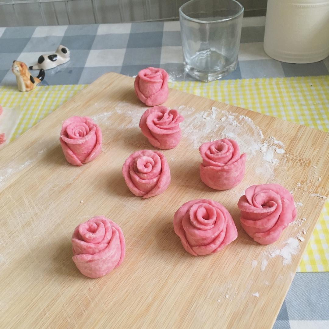 玫瑰花馒头