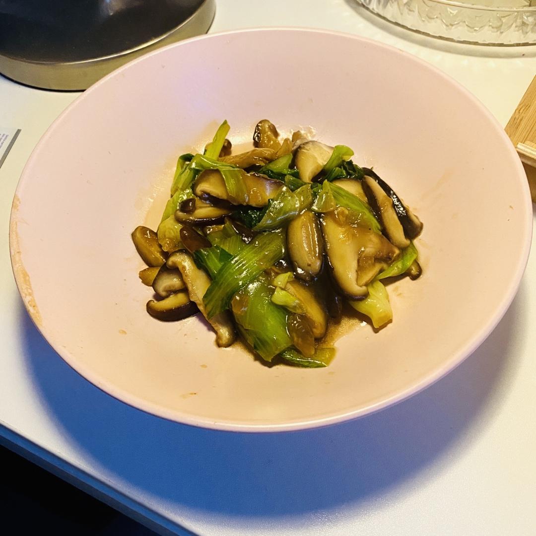 蚝油香菇油菜