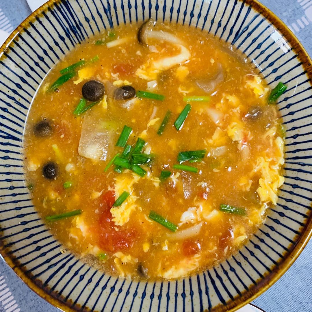 番茄蘑菇汤^ - ^超级鲜美