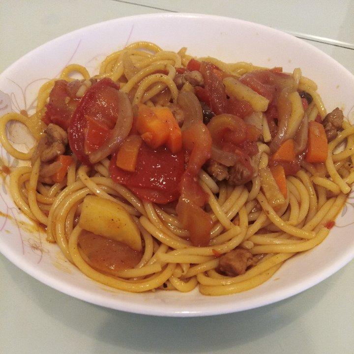 咖喱意大利面
