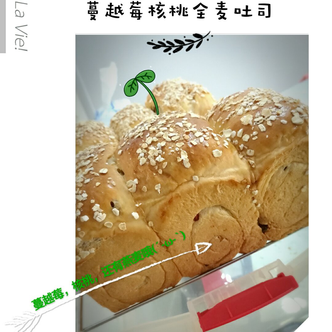 汤种全麦吐司～松软，麦香十足