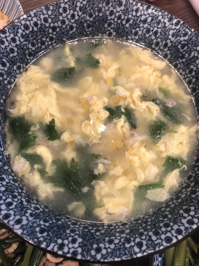 健康无油鸡蛋汤