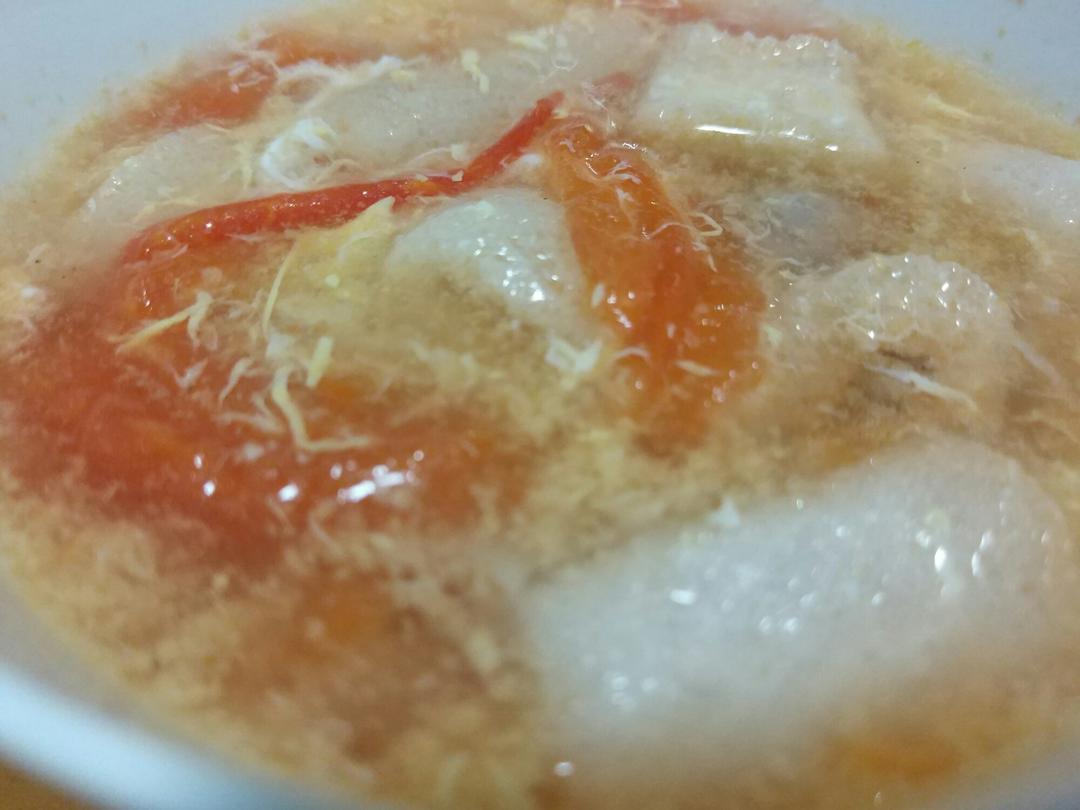 竹荪鸡蛋番茄汤的做法