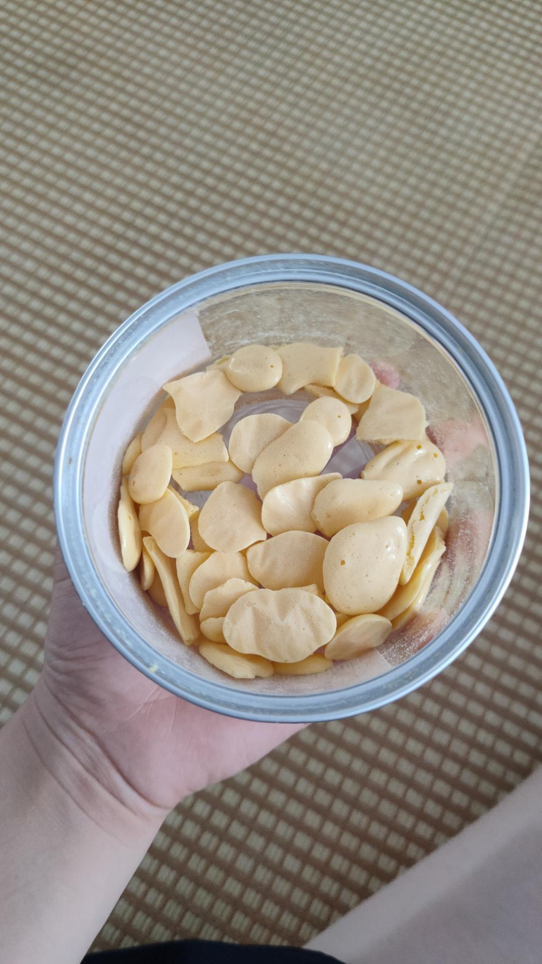 入口即化的无添加蛋黄溶豆