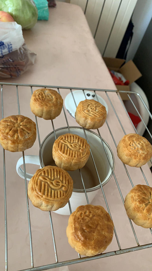 不用转化糖桨~老式月饼