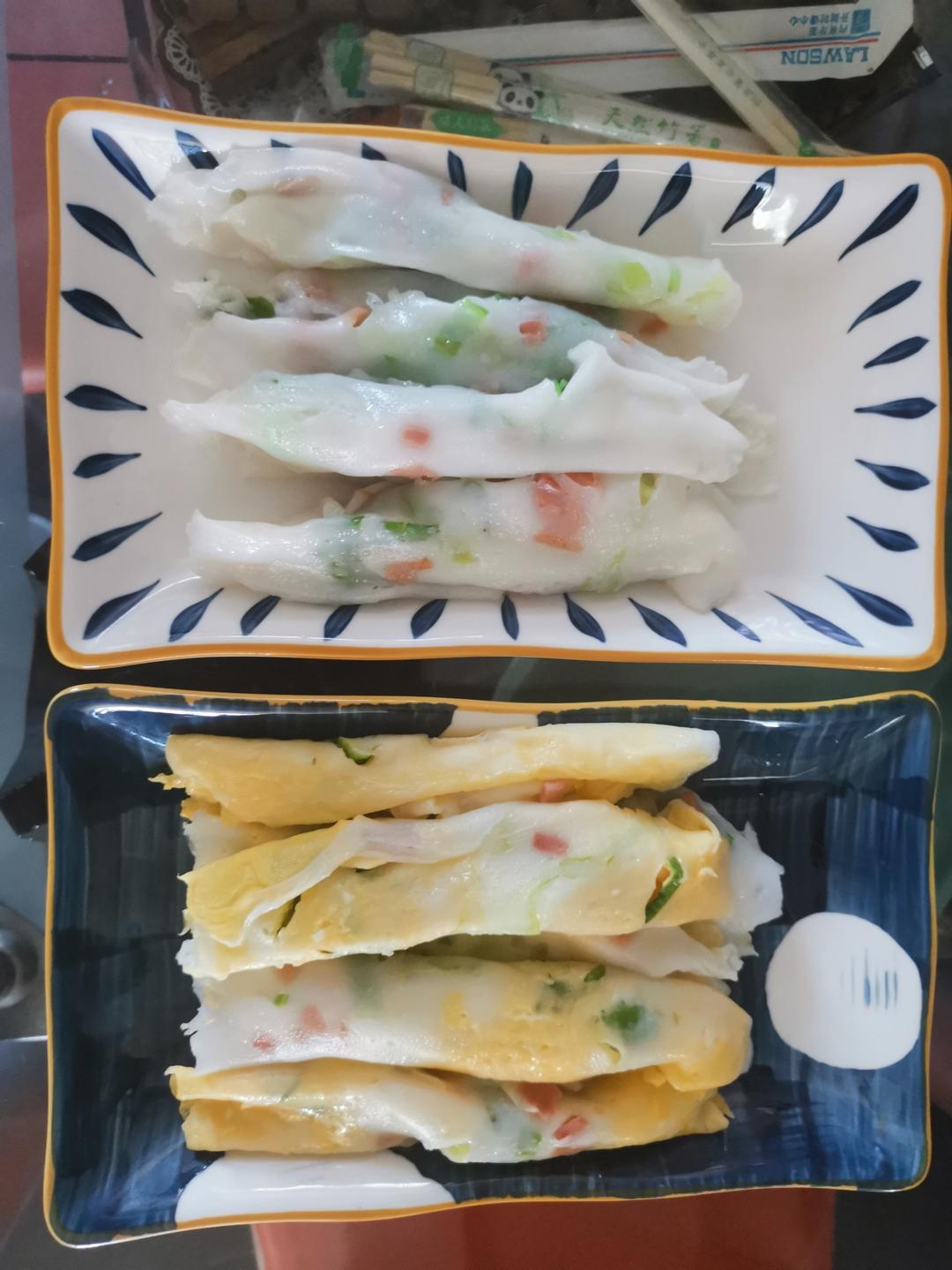 肠粉~~保证一次成功，超级简单的自制肠粉配方，软糯丝滑小白零失败