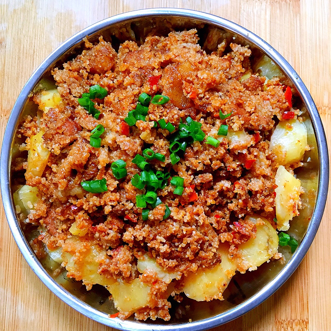 牛berber不再有痘痘做的土豆粉蒸肉