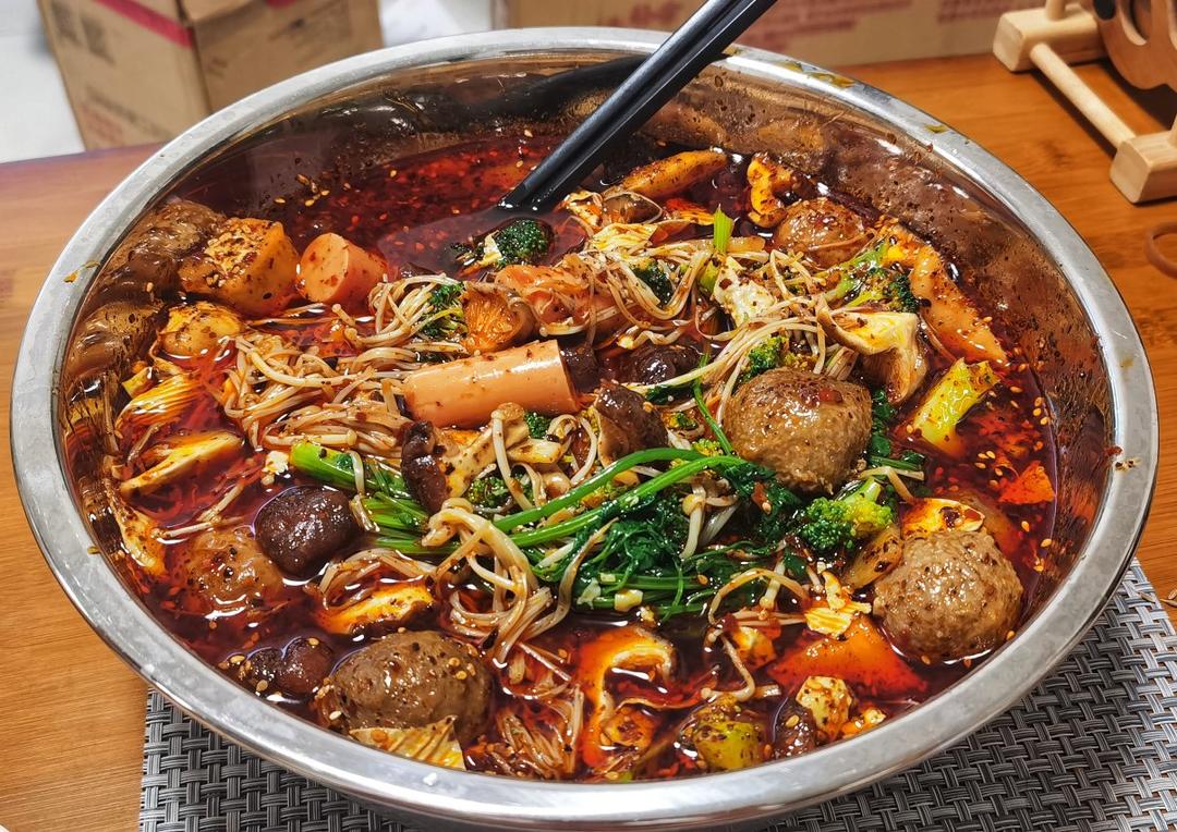 很好吃的冷锅串串