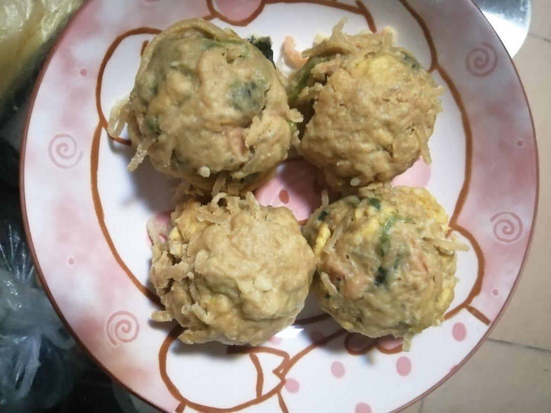 糙米薄皮菜团子