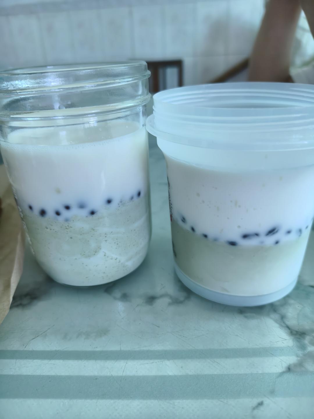 巨简单，清凉爽口的蜜豆抹茶冻撞奶