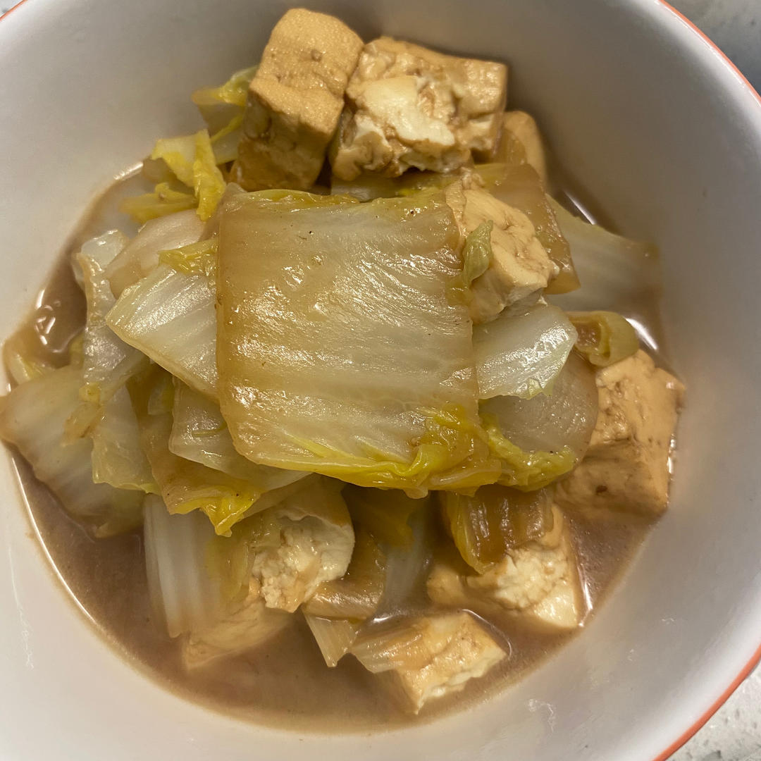 冬季最爱的家常菜！大白菜炖大豆腐或干豆腐