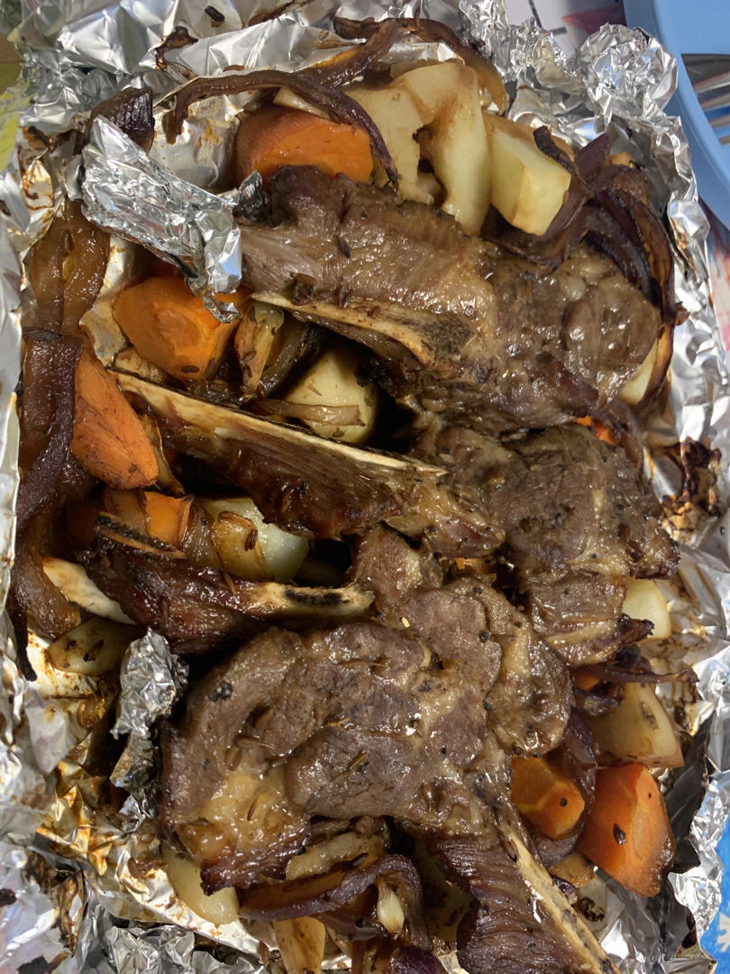 超好吃的烤羊排烤箱版