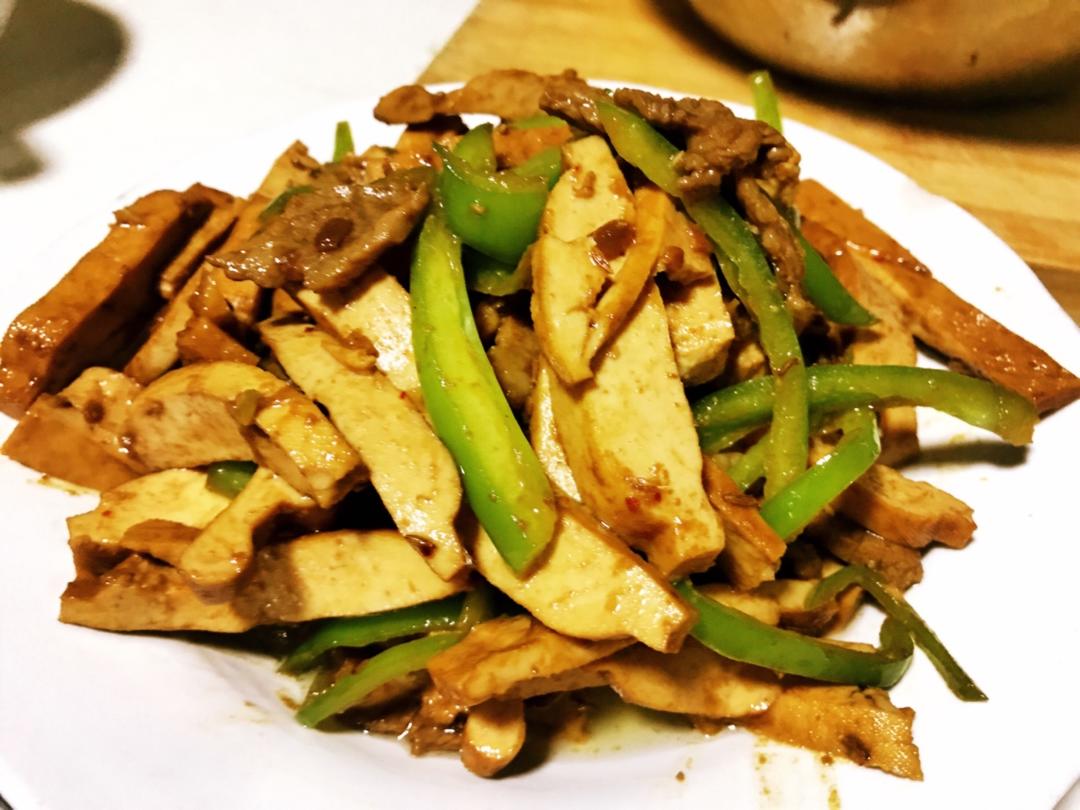 青椒豆腐干
