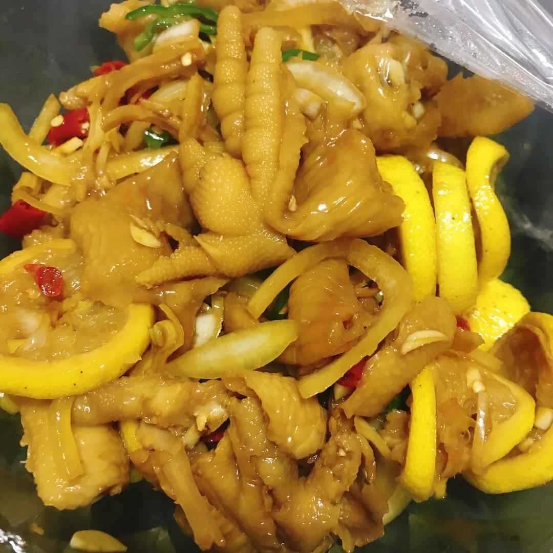 【柠檬酸辣鸡爪】自制超级无敌美味的网红鸡爪