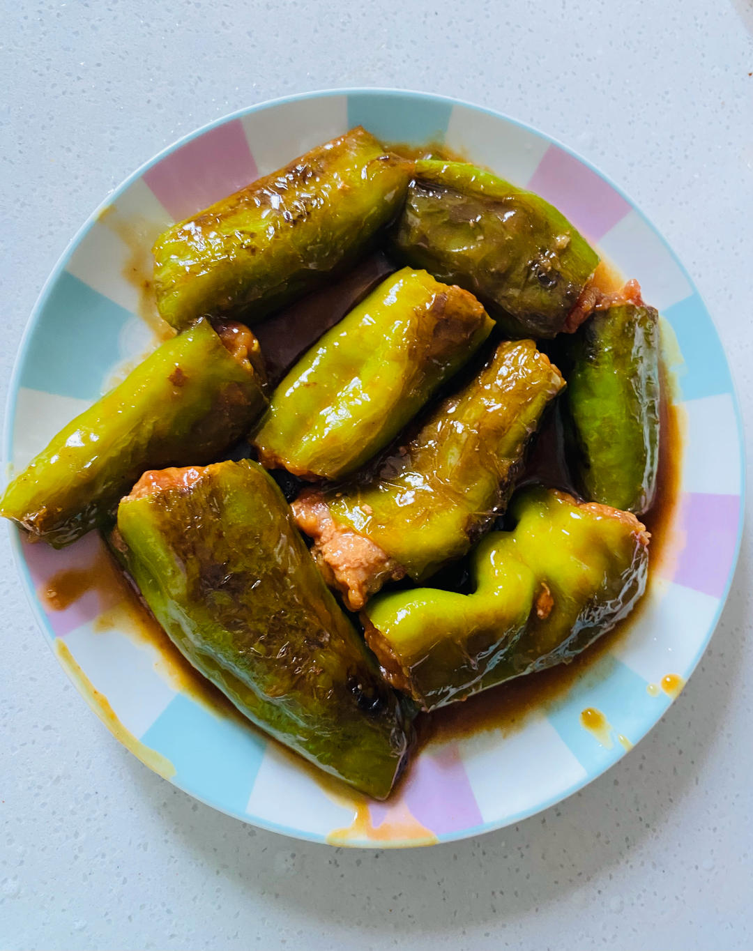 销魂青椒酿肉【超级下饭】