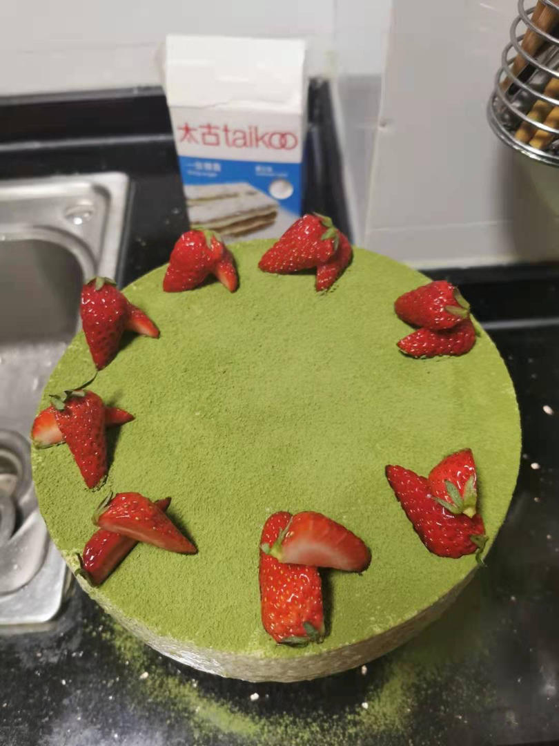 浓厚抹茶提拉米苏蛋糕