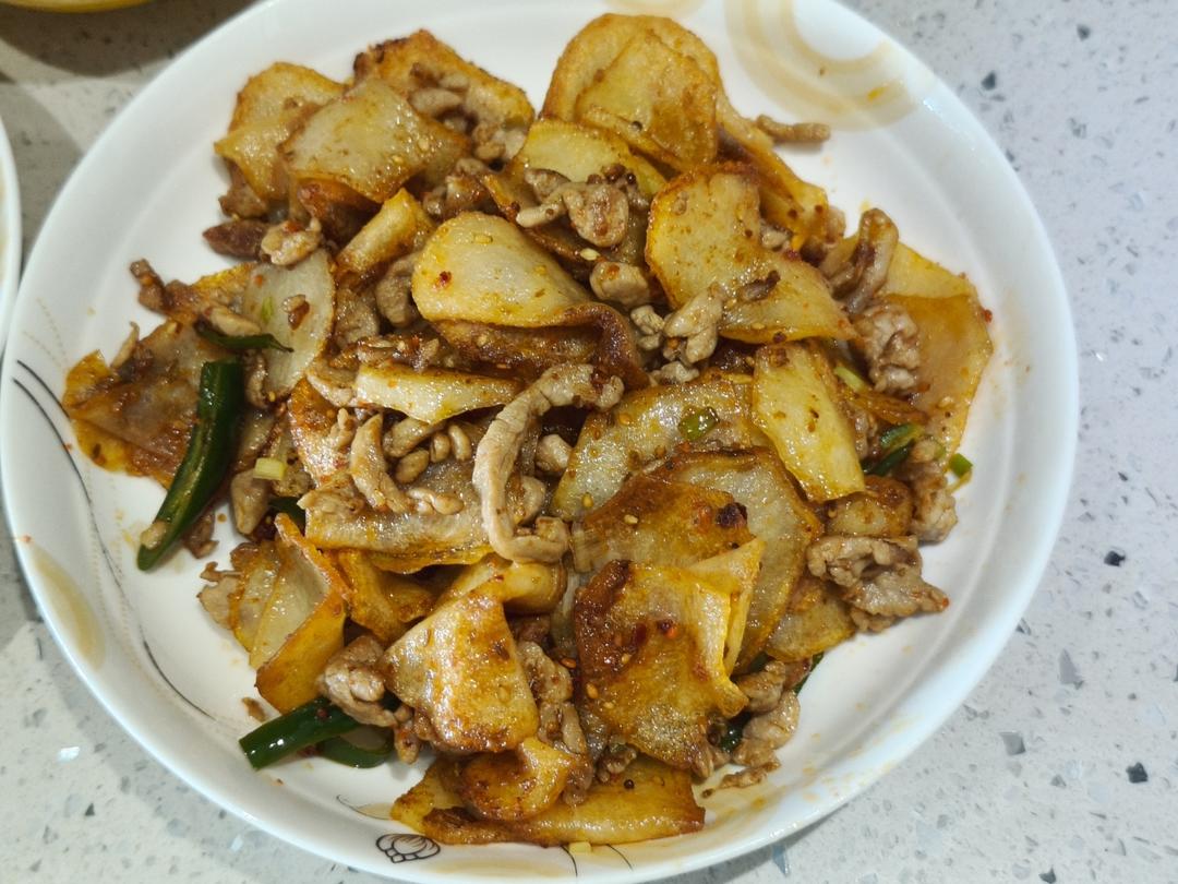一定要做一次的孜然土豆片