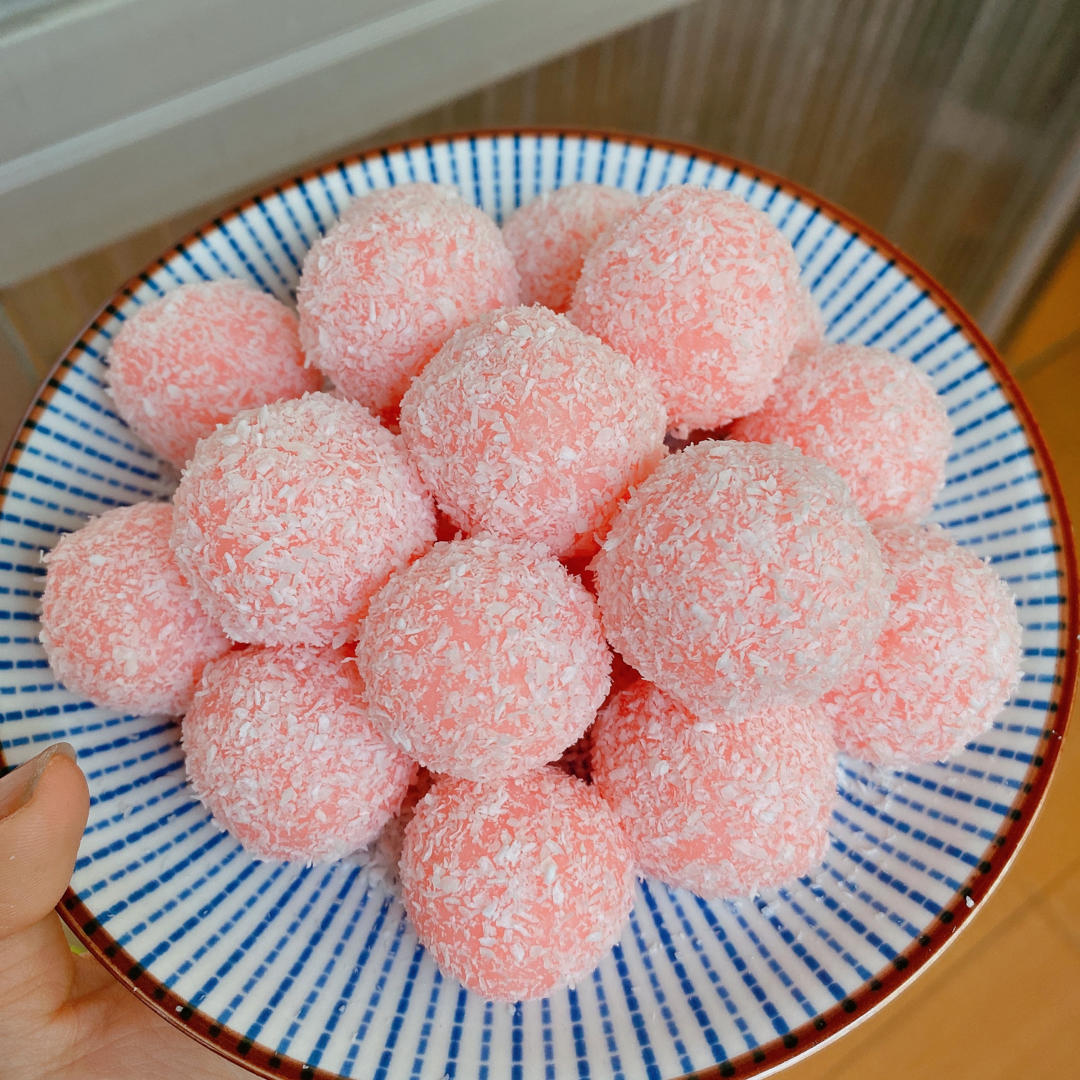 牛奶嚼着吃‼️草莓小奶球‼️零失败‼️