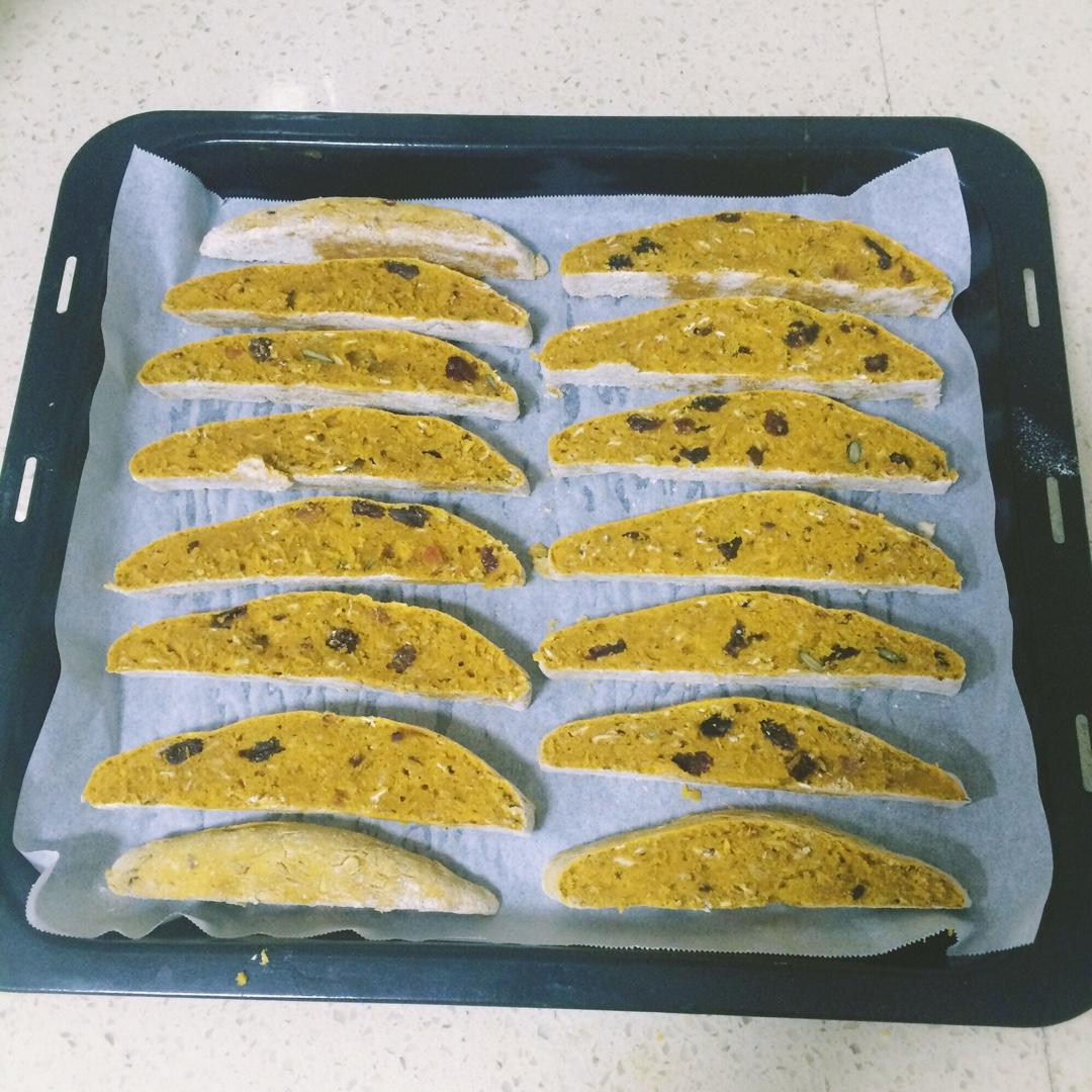 【健康零食】燕麦坚果意式脆饼