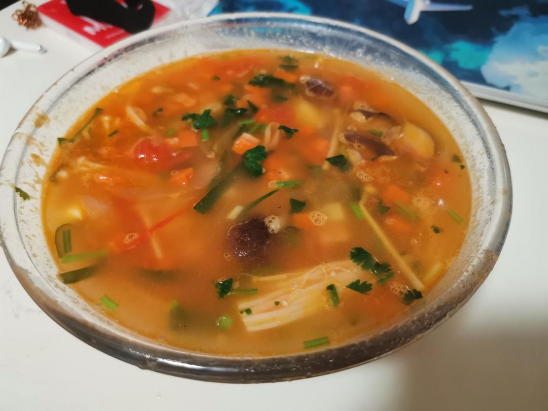 西红柿土豆汤（可口零失败）