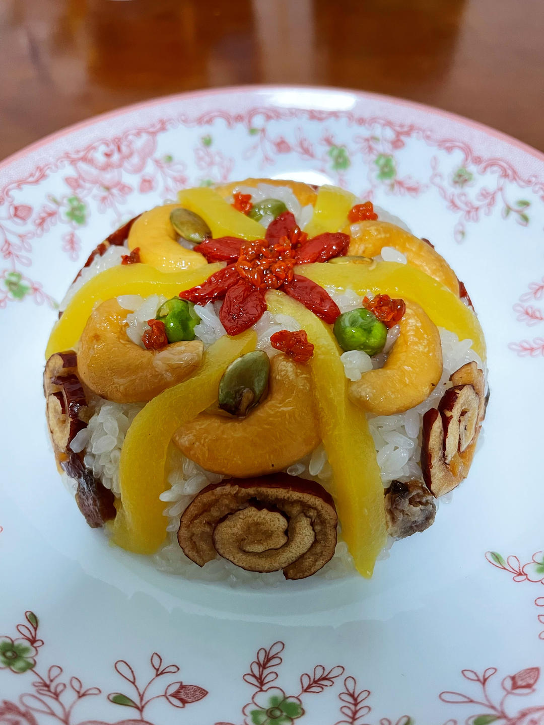 【猪油夹沙八宝饭】古法蒸糯米