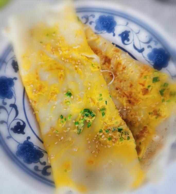 早餐鸡蛋饼 学生早餐必备 快手又营养 附细节视频详解