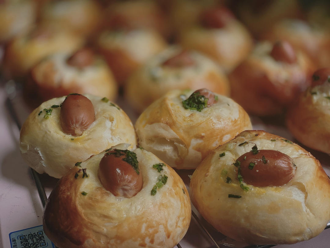 台湾面包冠军 之 香葱面包