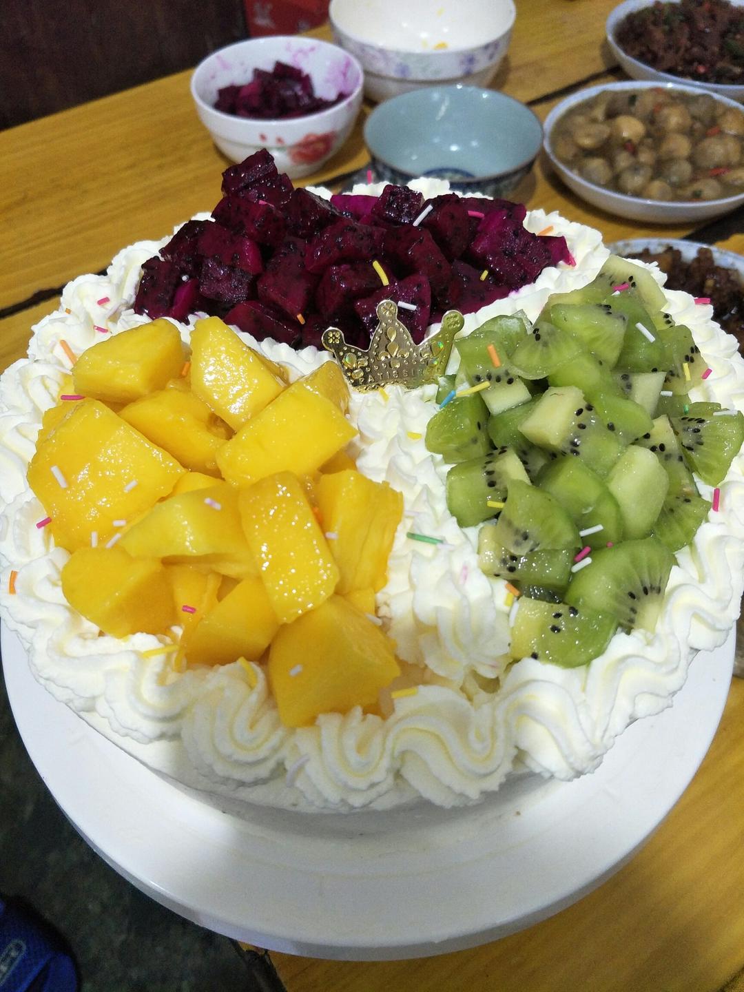 8寸水果生日蛋糕