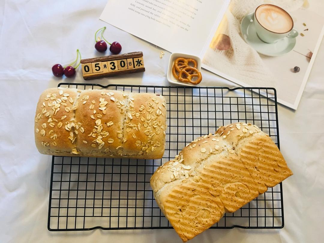 100%全麦三明治吐司面包|Vegan 低脂健康减肥|超级快手