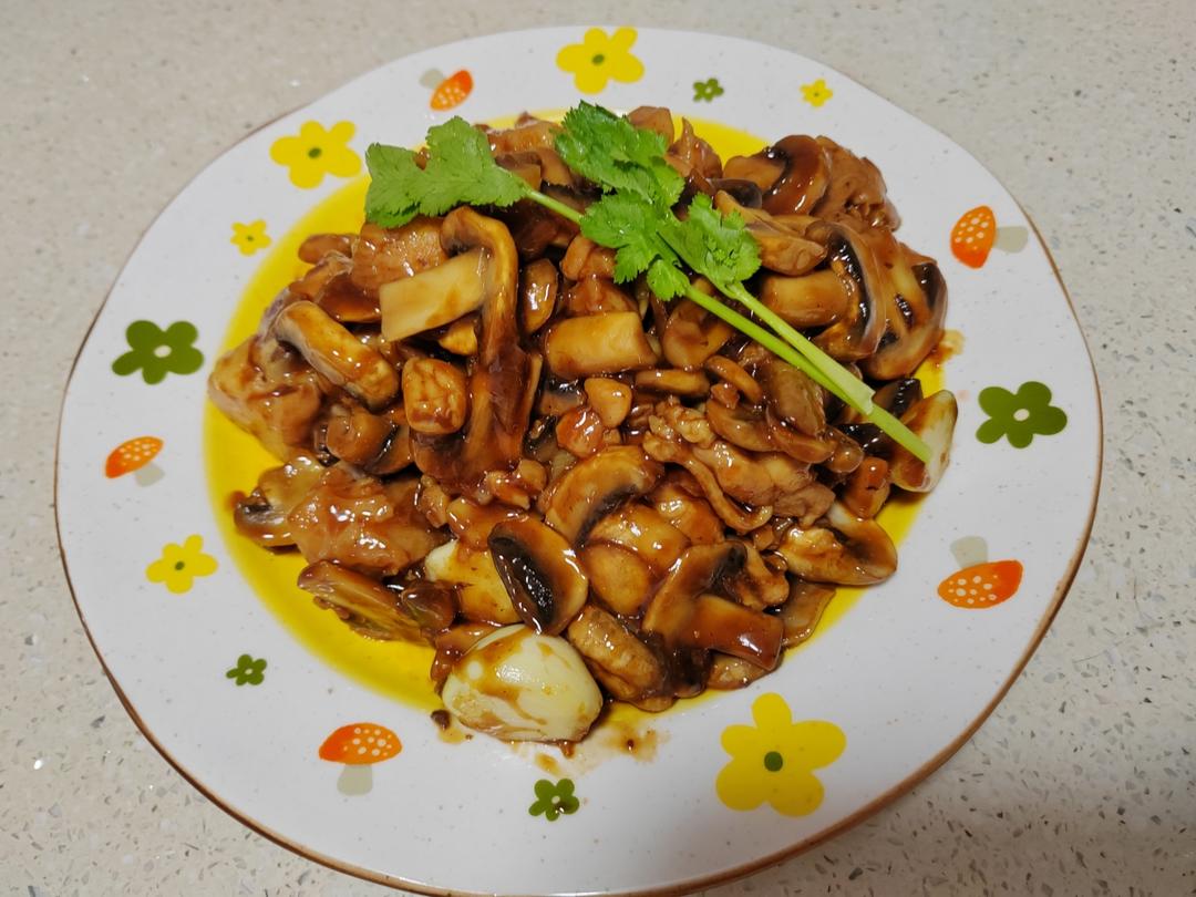 绝了～口蘑鸡腿真的好吃，简单快手