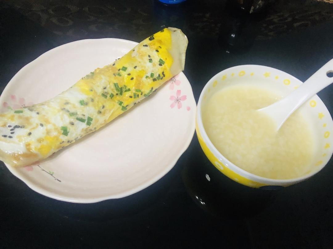电饼铛自制煎饼果子（附薄脆方法）