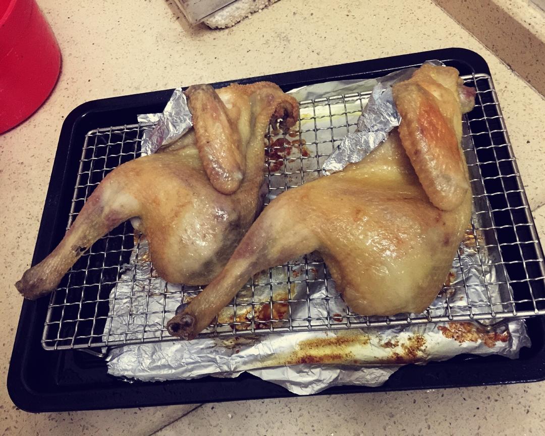 烤盐焗鸡（超简单！）