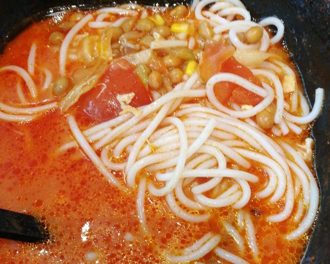 番茄肥牛米线的做法
