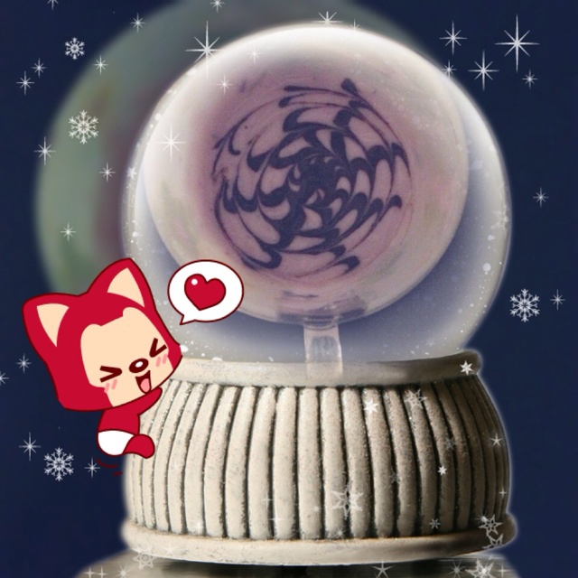 拉花酸奶