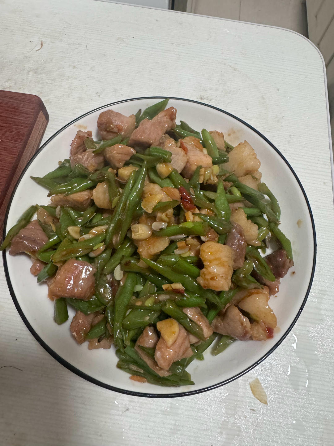 强身健体的四季豆炒瘦肉