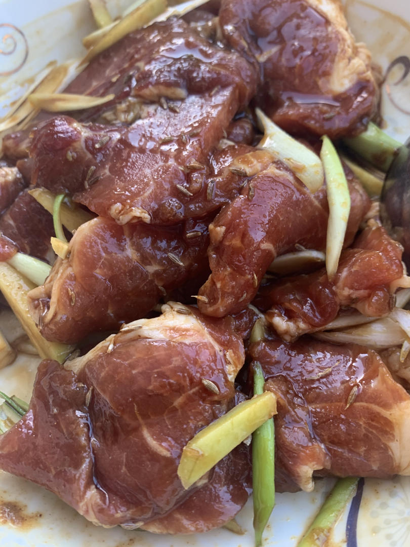 空气炸锅里的五花肉