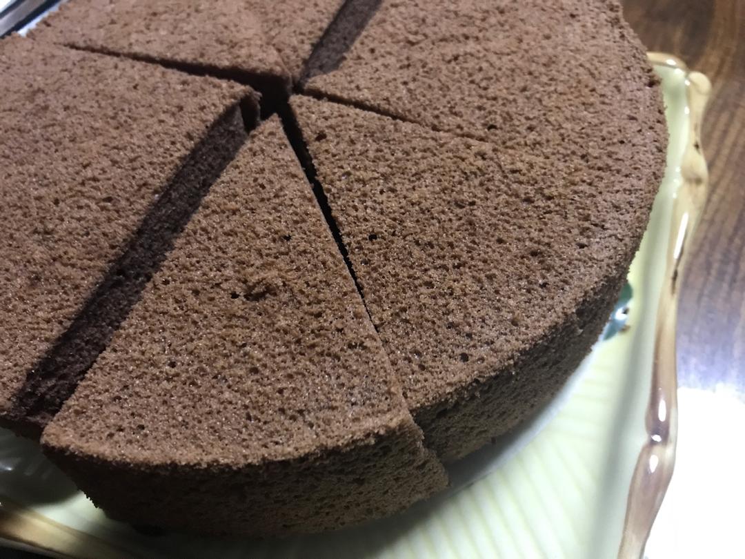 6寸可可戚风（内附8寸5蛋配方）