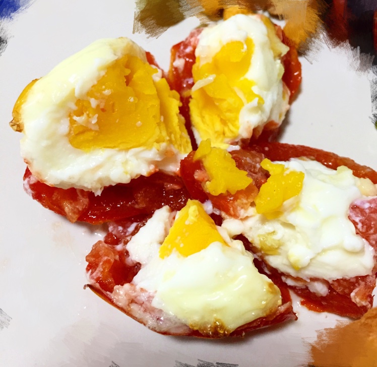 番茄鸡蛋杯（早餐鸡蛋杯升级版，彩椒鸡蛋杯姊妹篇）