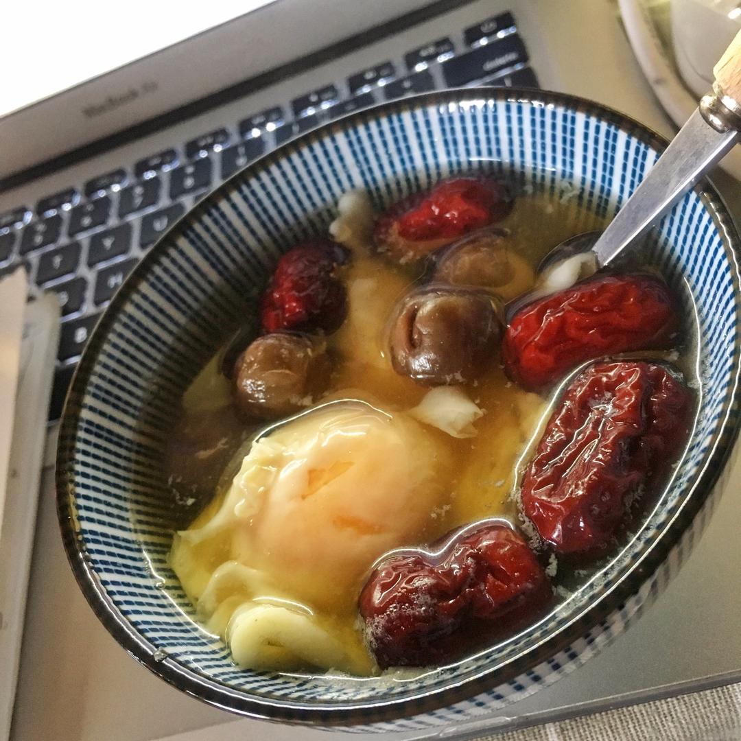 桂圆红枣鸡蛋糖水