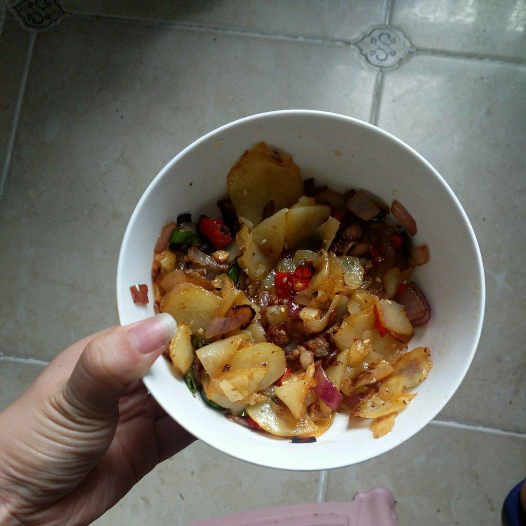 香煎五花肉土豆片