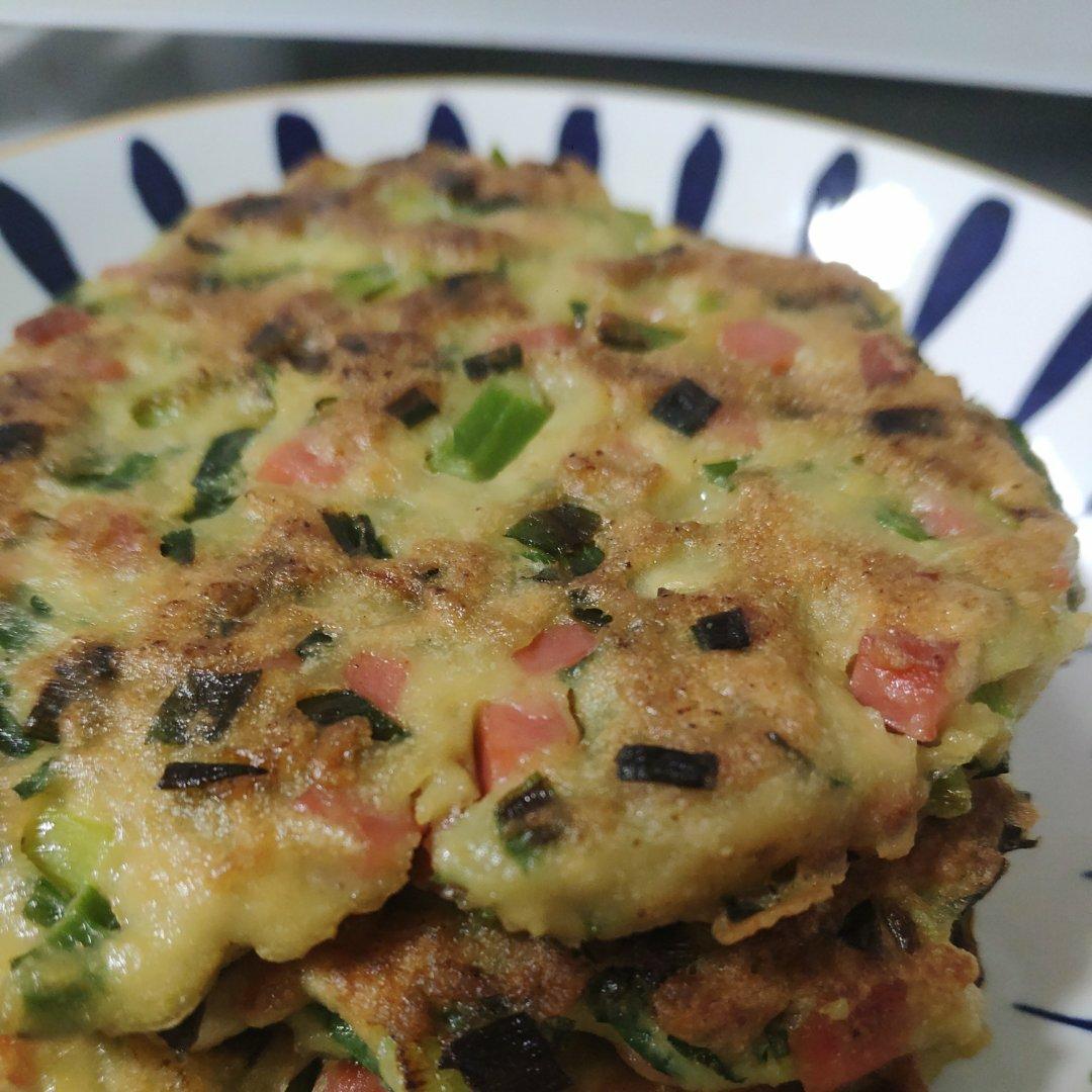 抗老食谱-蔬菜豆腐饼