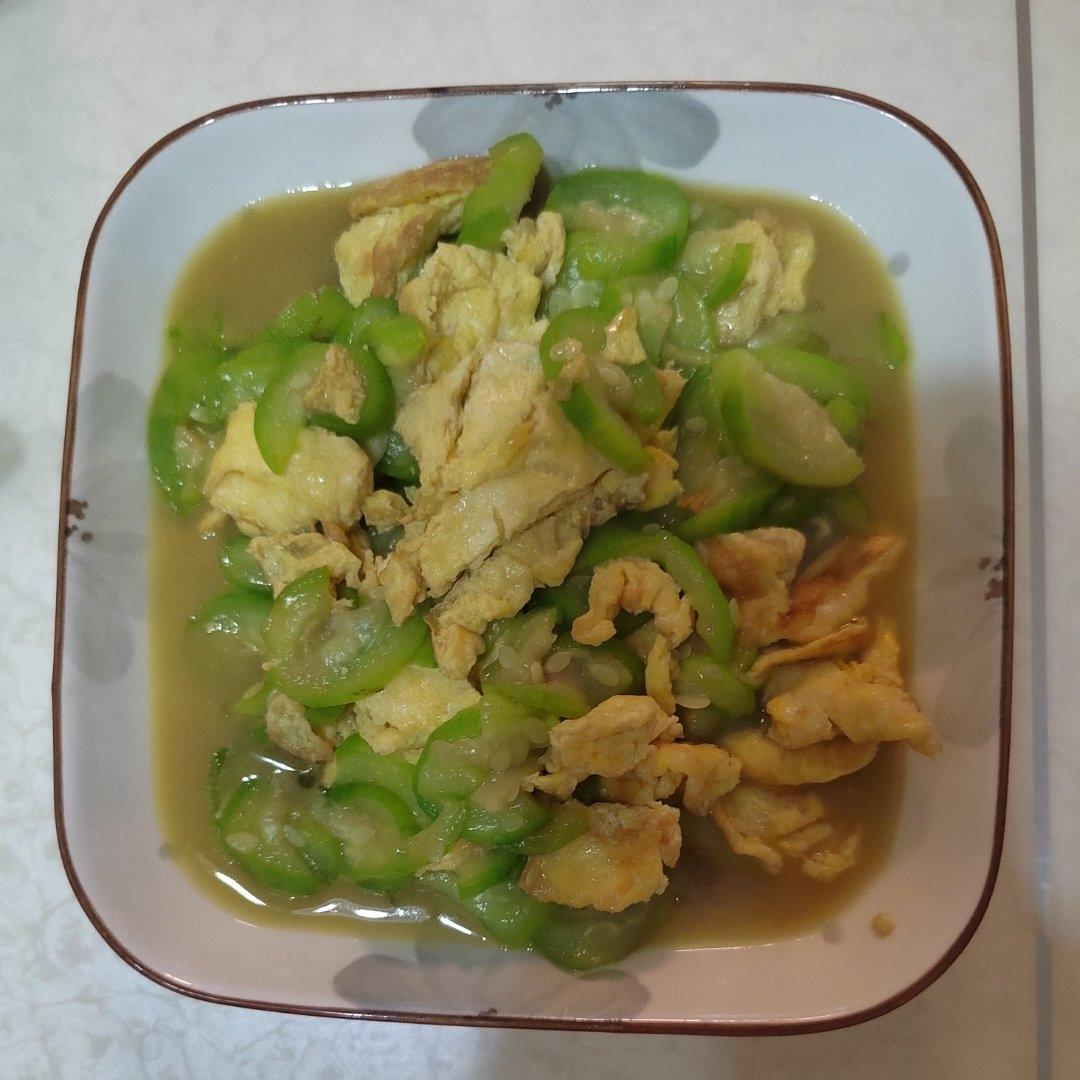 简单快手，五分钟搞定的丝瓜炒蛋