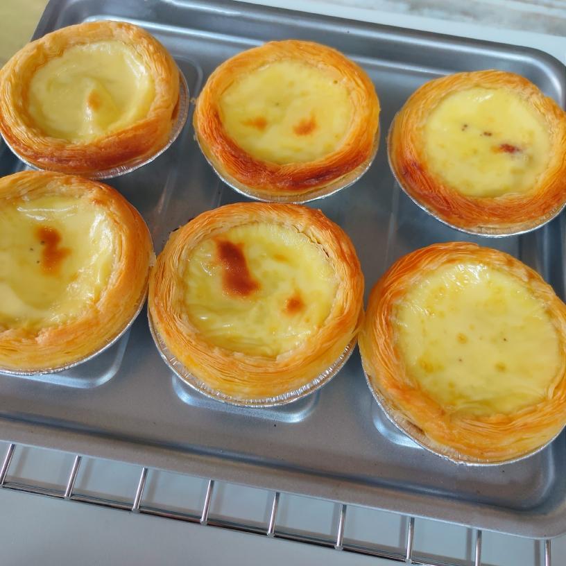 奶香蛋挞-吃完想嗦手指的做法
