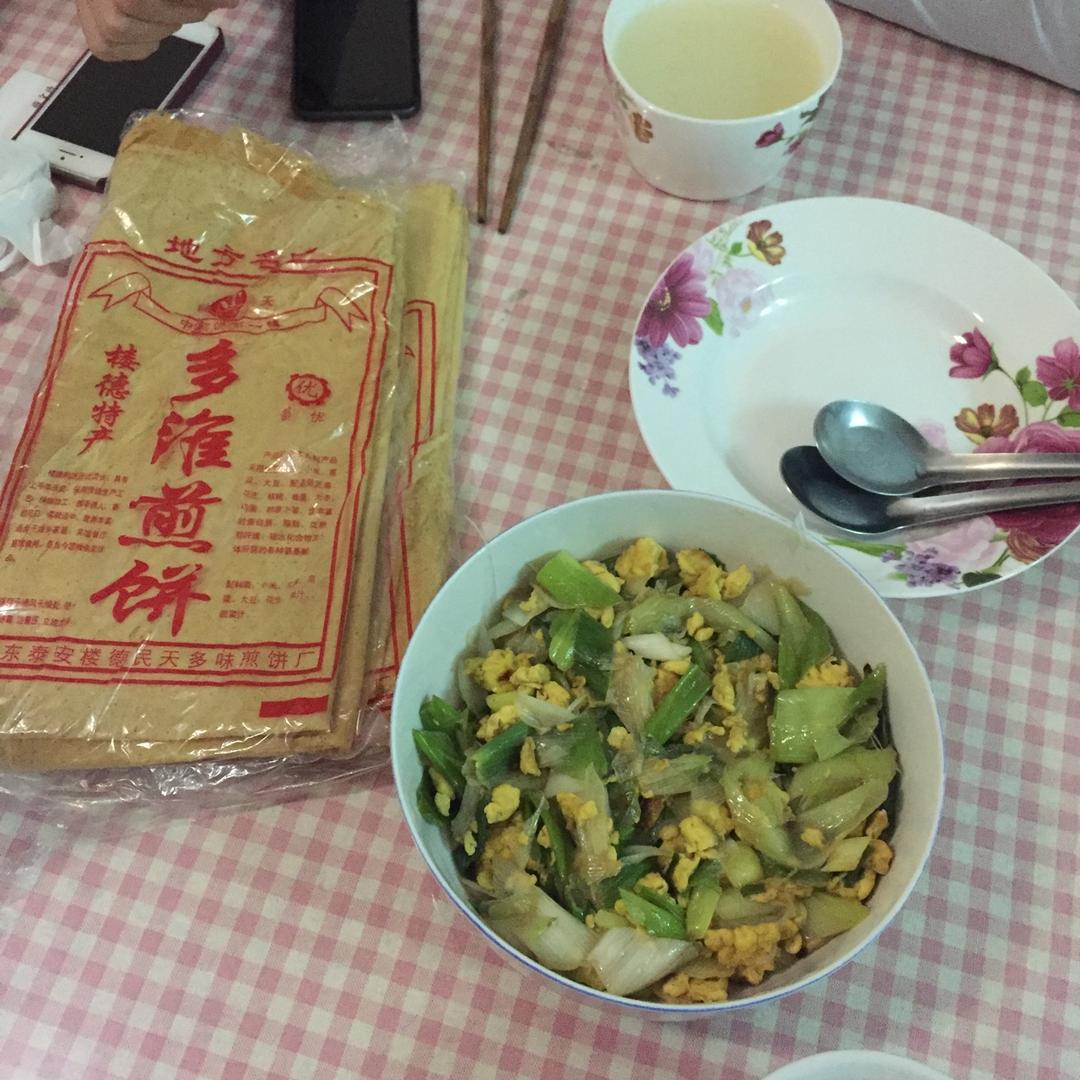 东北的大葱炒蛋