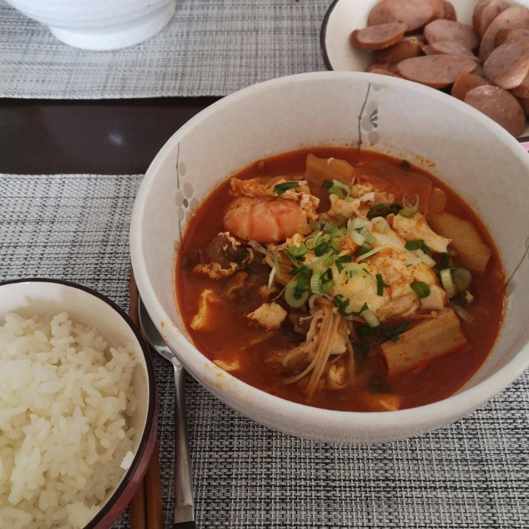 韩式豆腐锅 Korean Tofu Hotpot