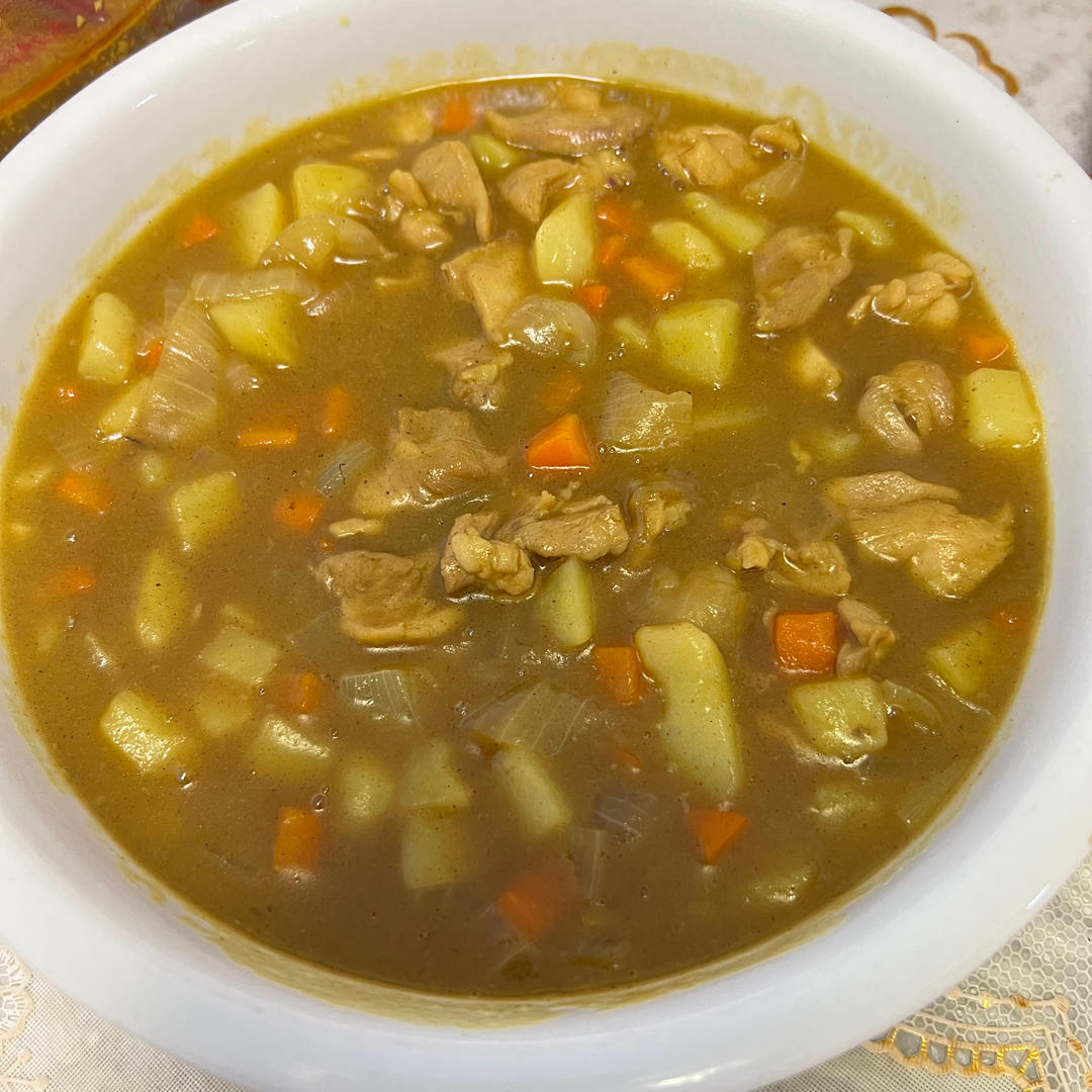 土豆咖喱鸡肉