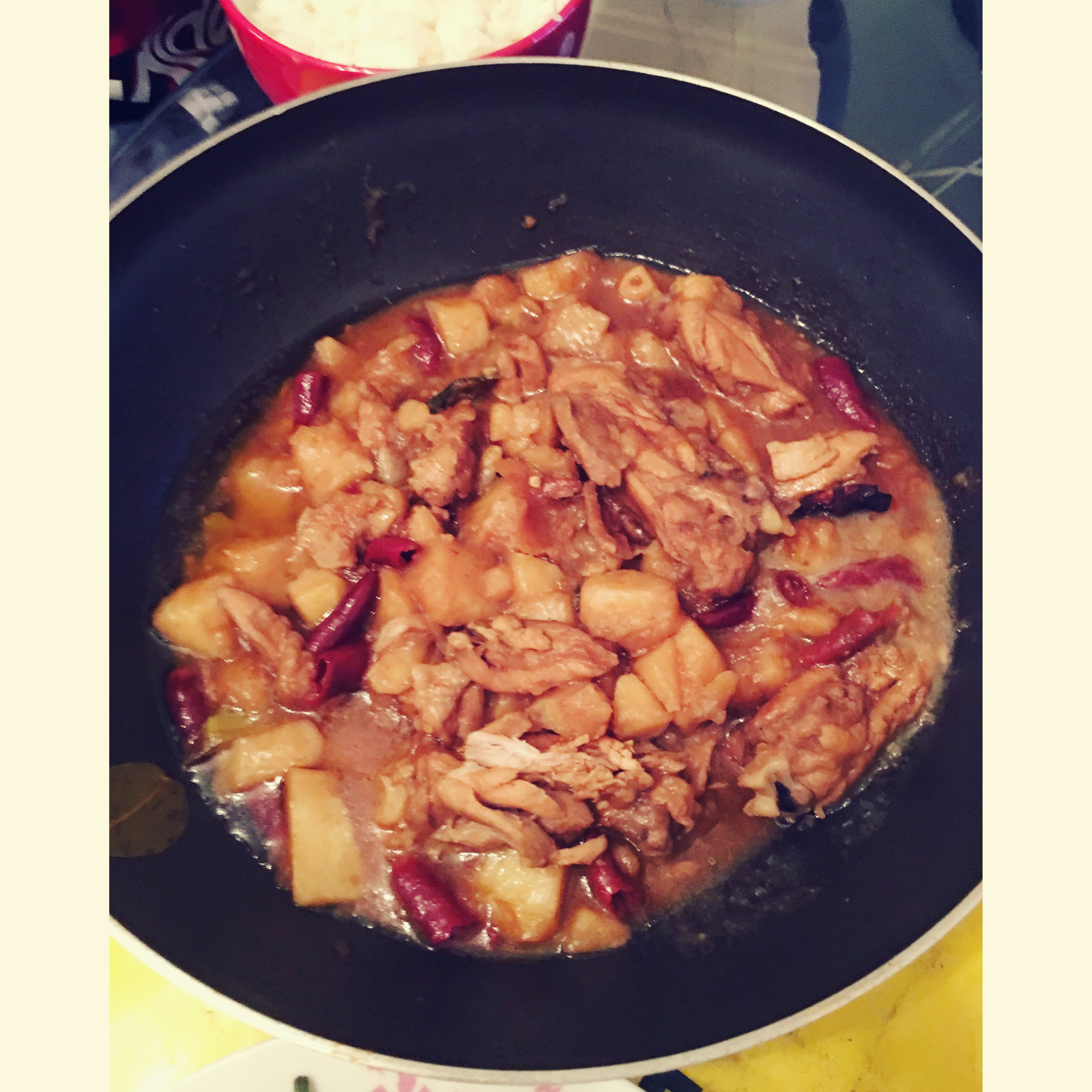 红烧土豆炖鸡腿