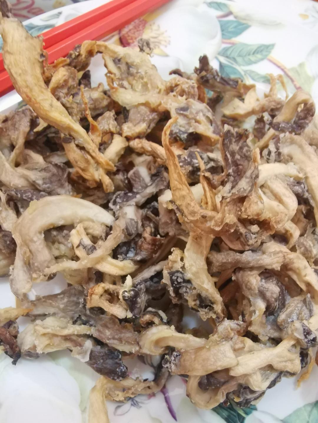 空气炸锅版：炸蘑菇（极其简单）