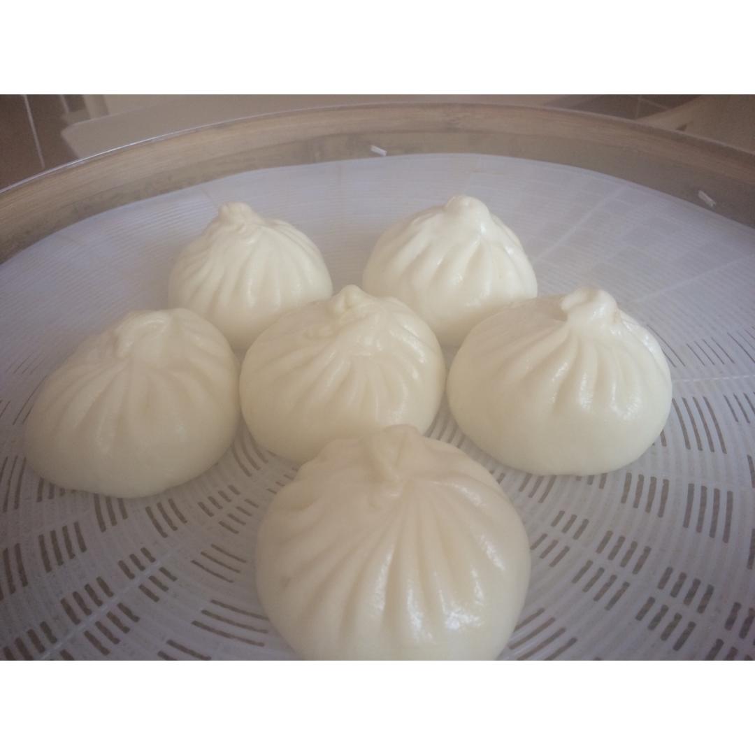 直接发酵法的白胖包子