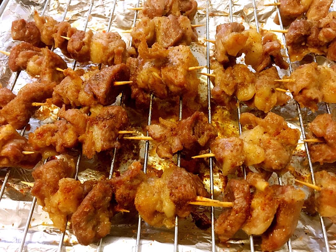 牙签羊肉（烤箱版）